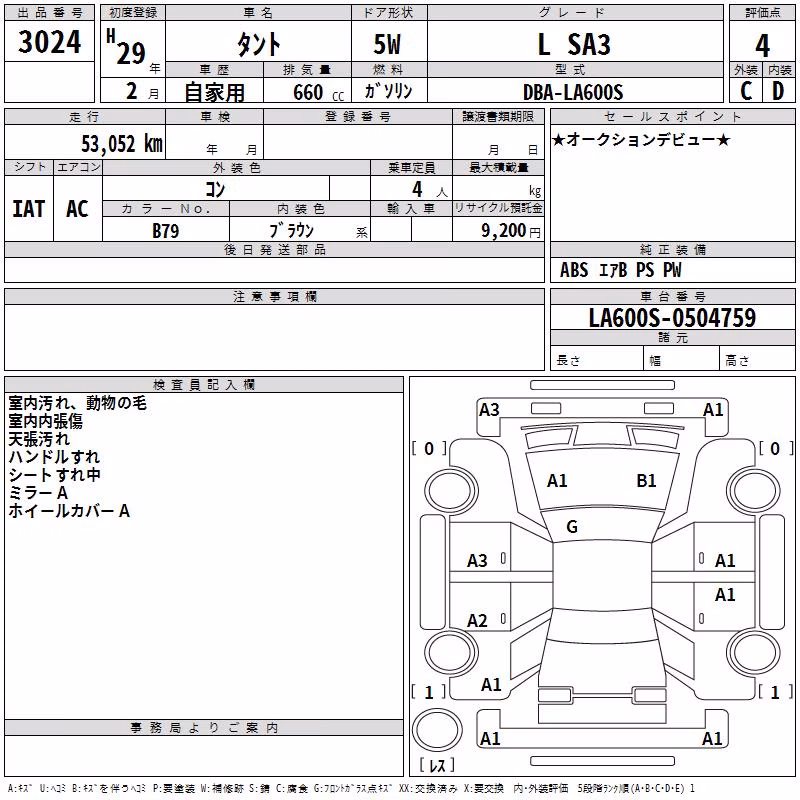 DAIHATSU TANTO