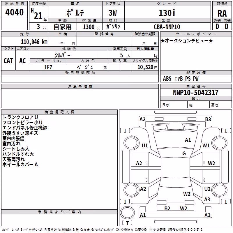 TOYOTA PORTE