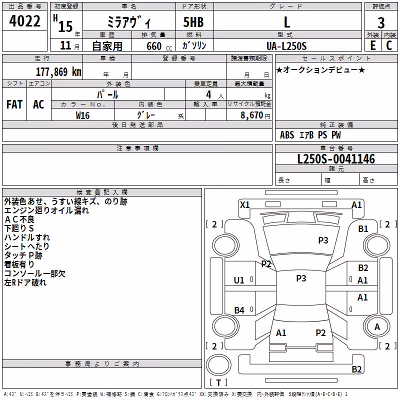 DAIHATSU MIRA AVY