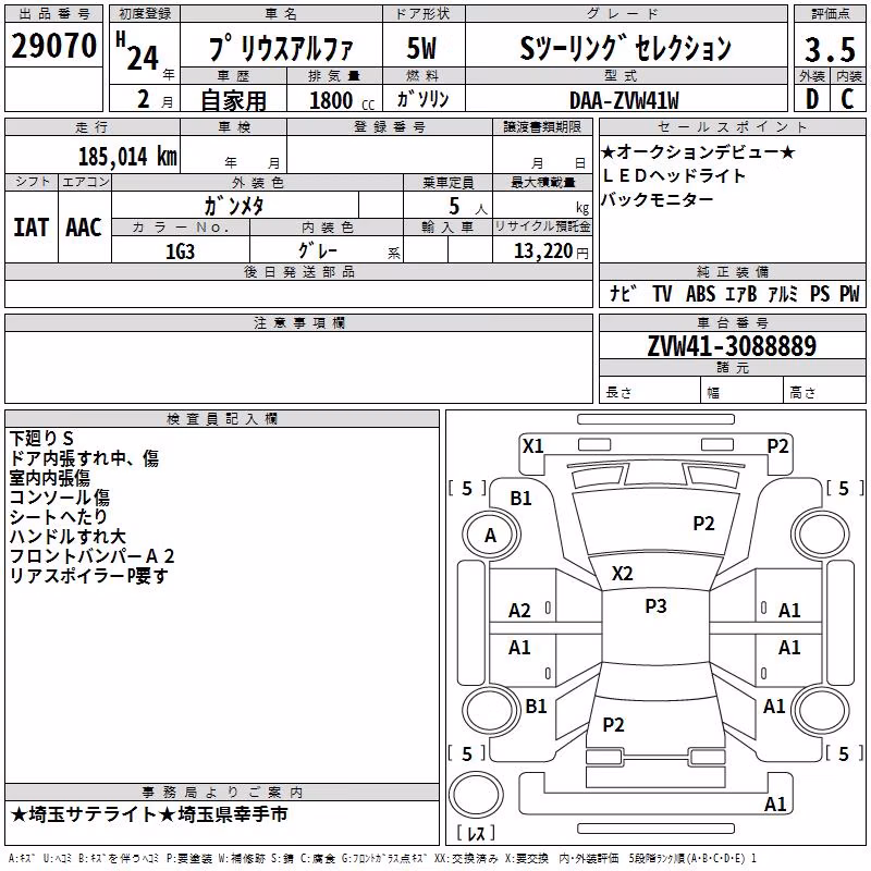 TOYOTA PRIUS ALPHA