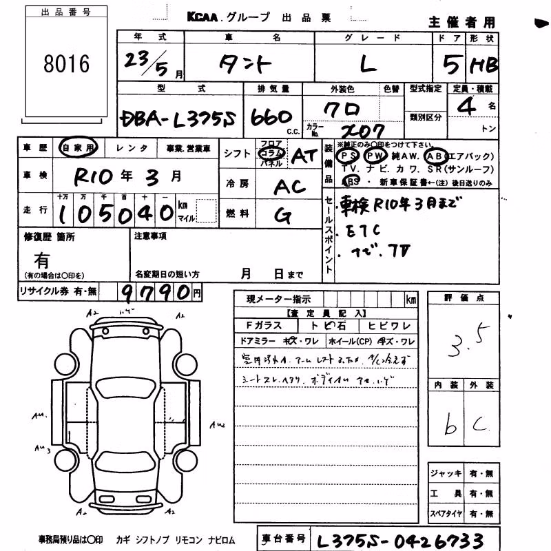 DAIHATSU TANTO
