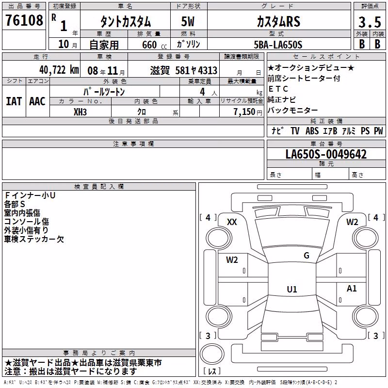 DAIHATSU TANTO