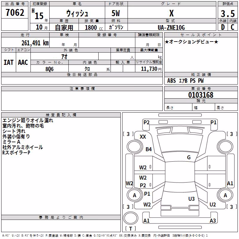 TOYOTA WISH