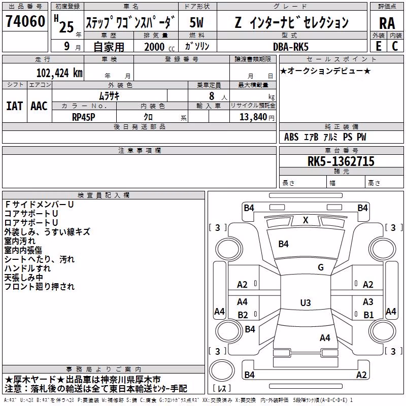 HONDA STEPWGN
