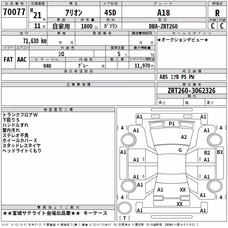 TOYOTA ALLION
