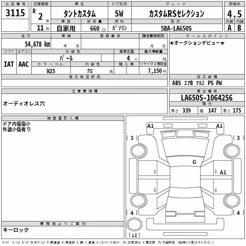 DAIHATSU TANTO