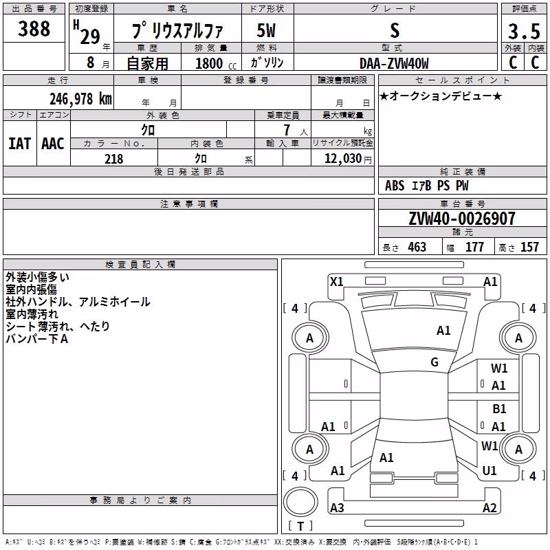 TOYOTA PRIUS ALPHA