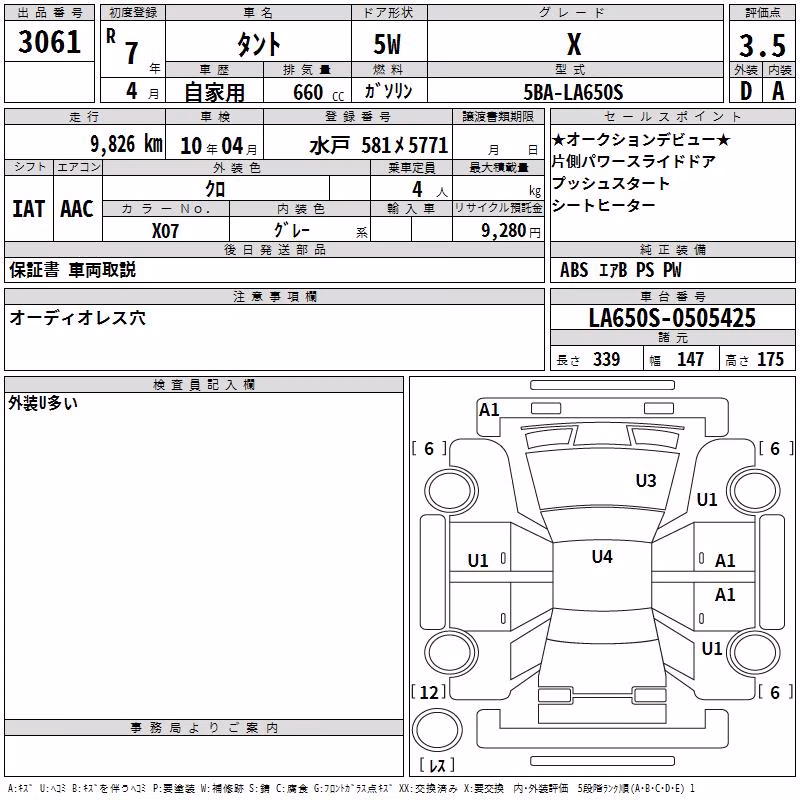 DAIHATSU TANTO