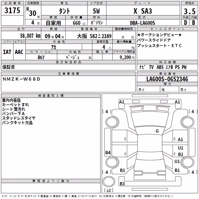 DAIHATSU TANTO