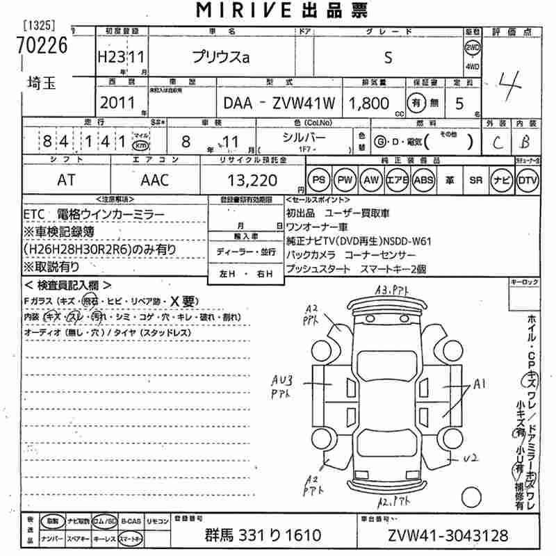 TOYOTA PRIUS ALPHA