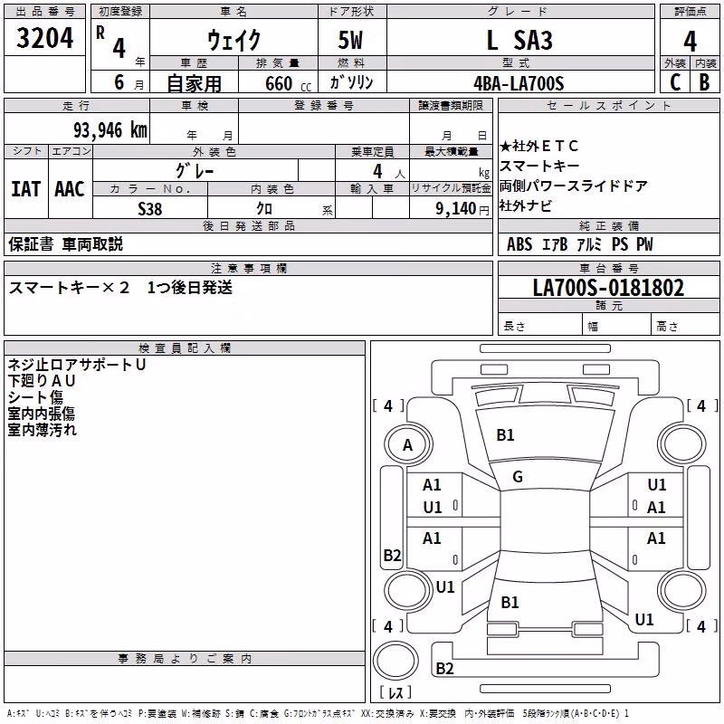 DAIHATSU WAKE