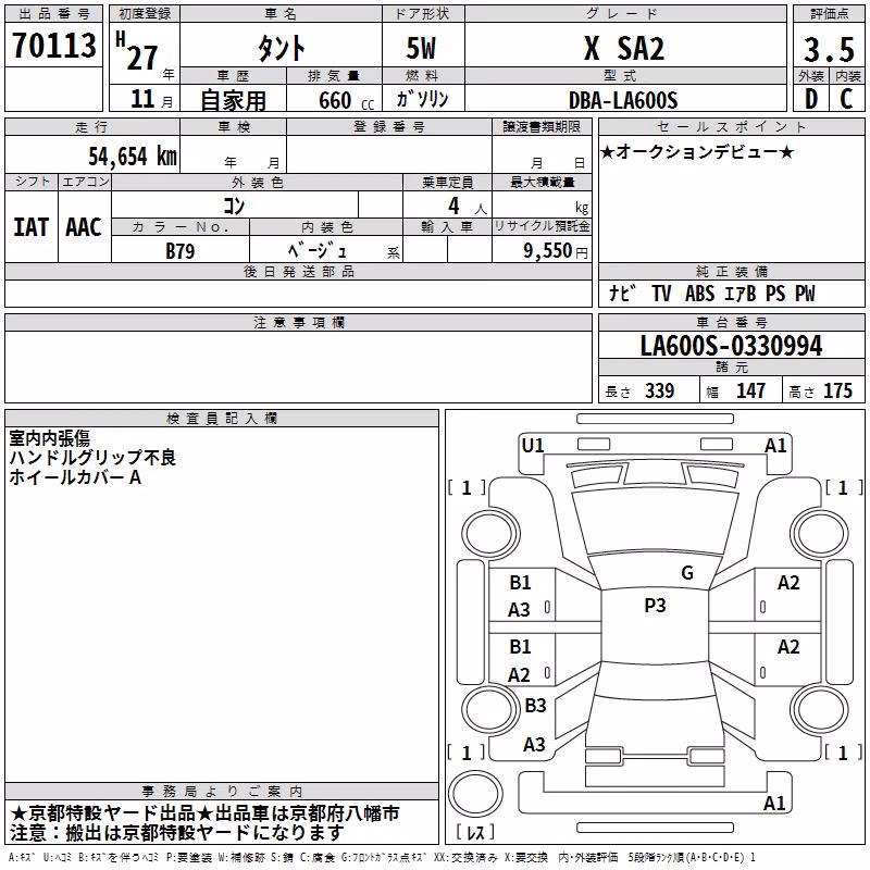 DAIHATSU TANTO