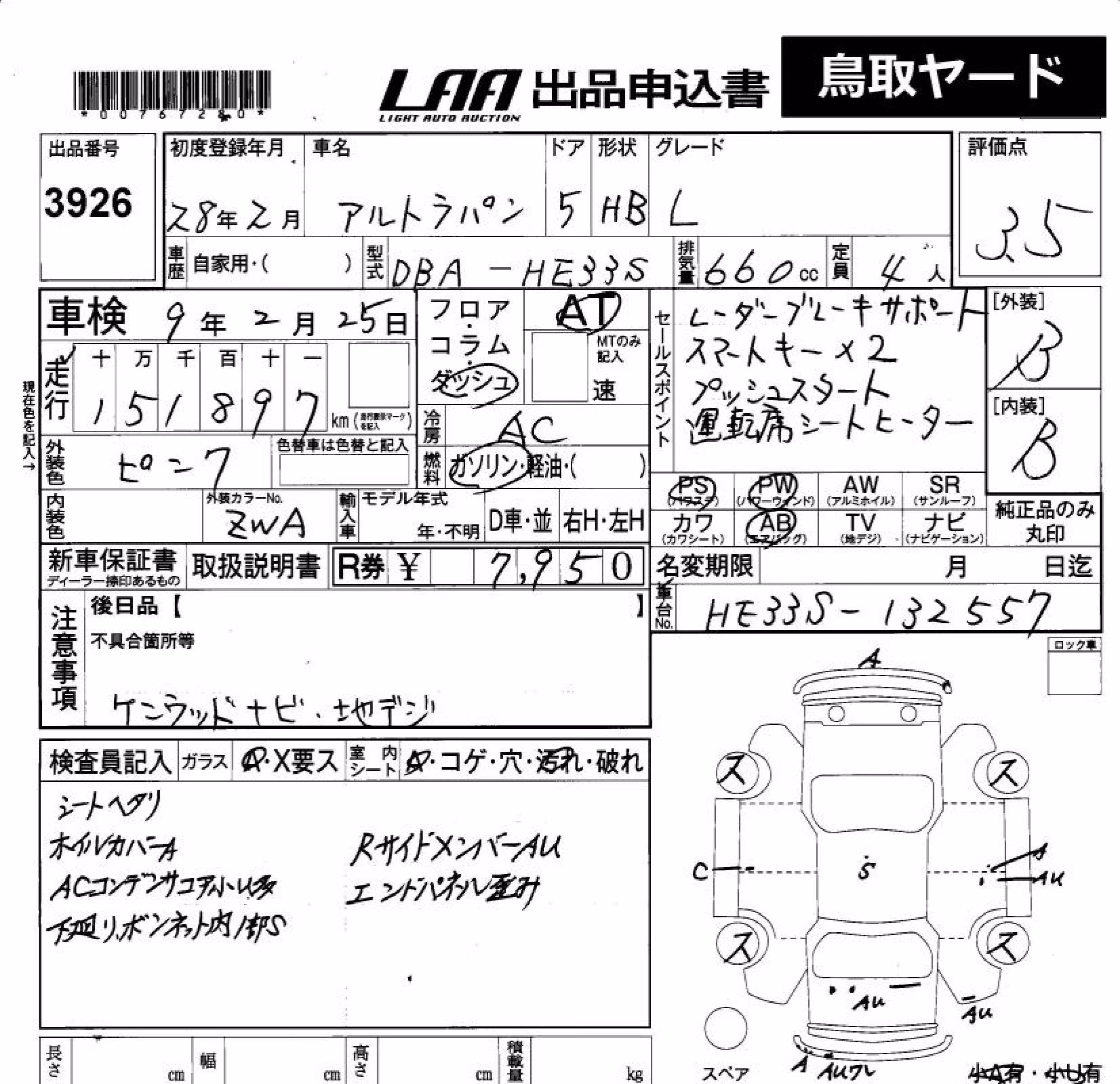 SUZUKI ALTO LAPIN
