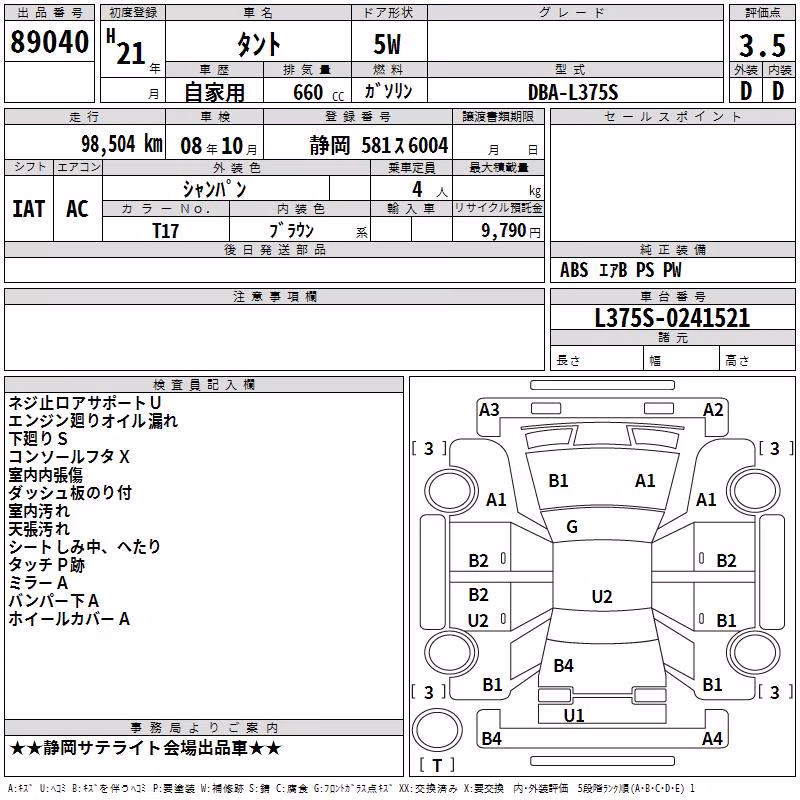 DAIHATSU TANTO