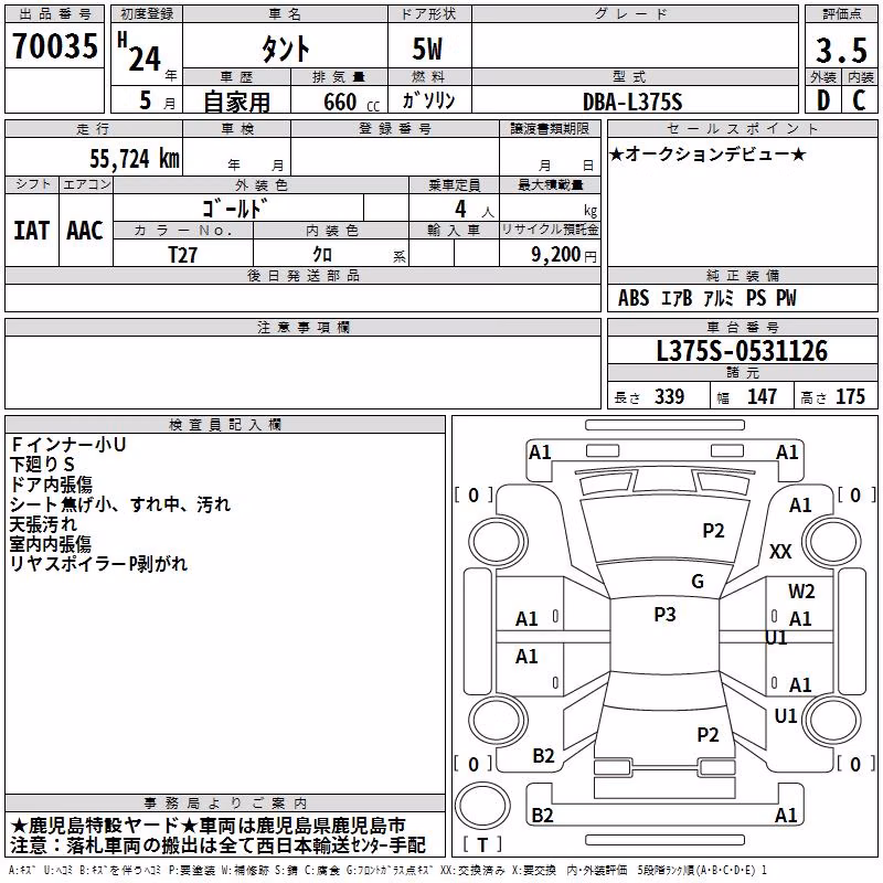 DAIHATSU TANTO