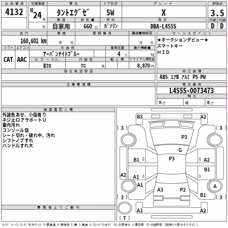 DAIHATSU TANTO EXE