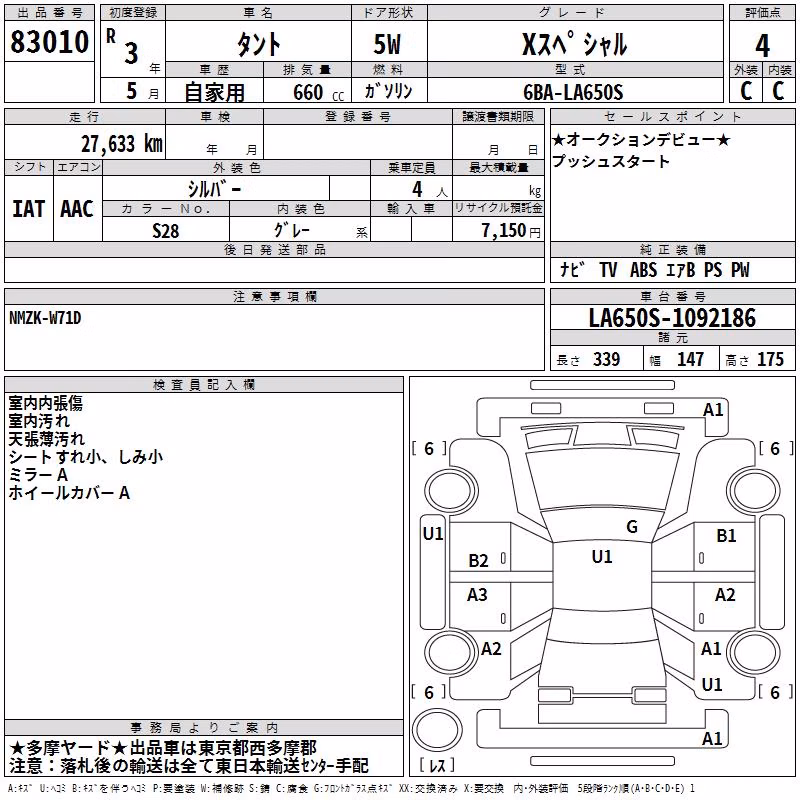 DAIHATSU TANTO