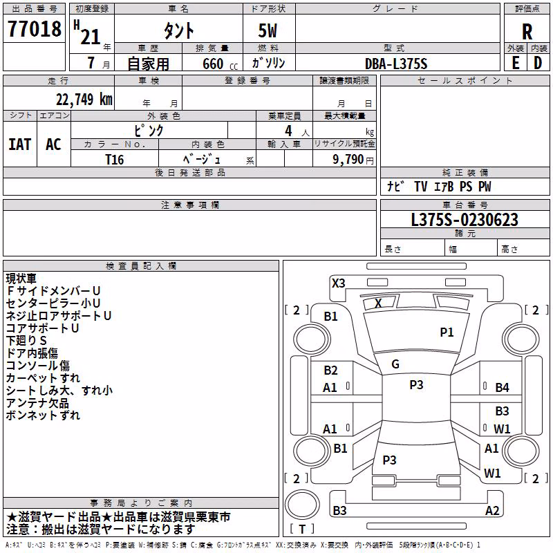DAIHATSU TANTO