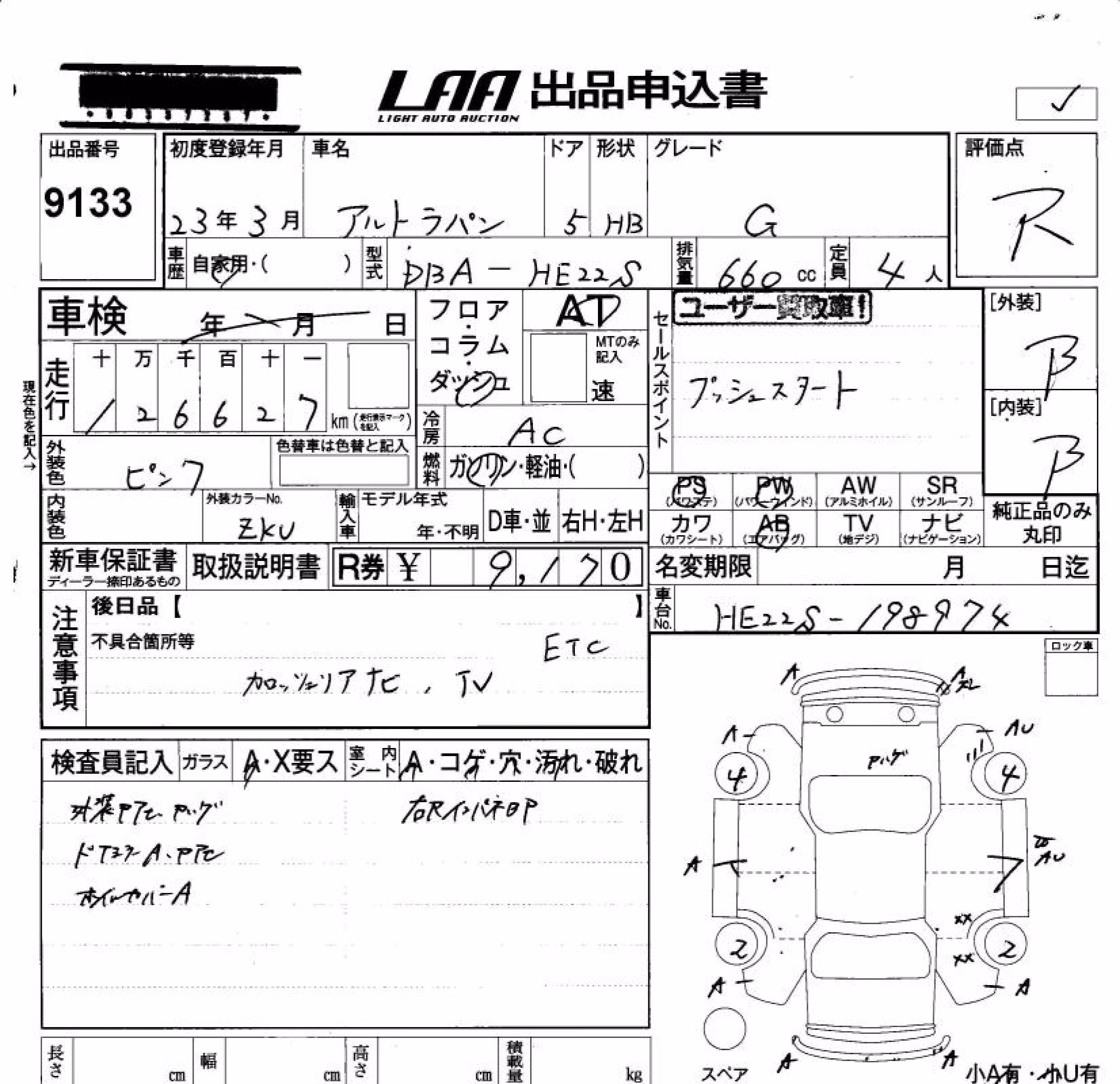 SUZUKI ALTO LAPIN