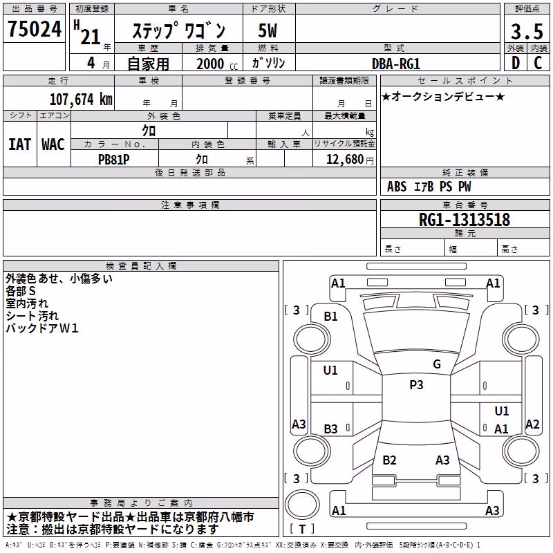 HONDA STEPWGN