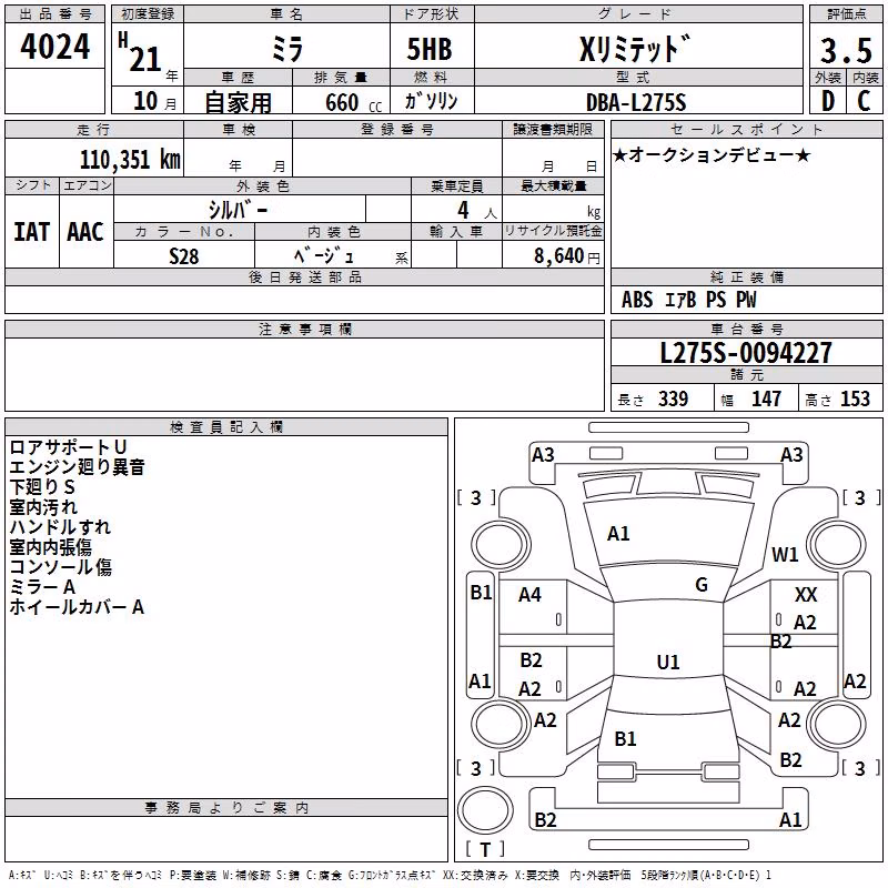 DAIHATSU MIRA