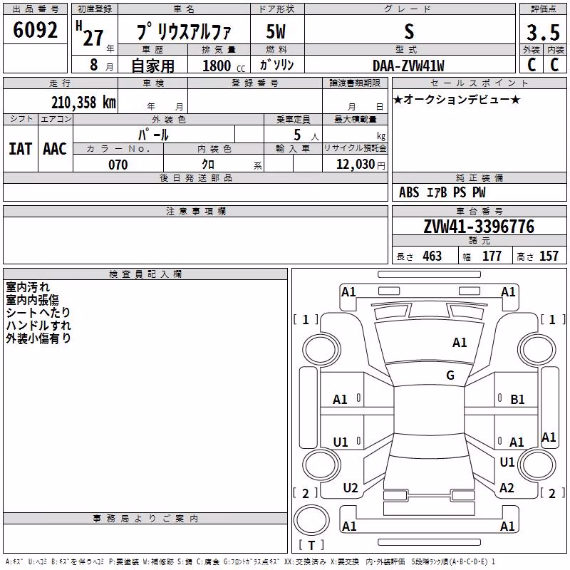 TOYOTA PRIUS ALPHA
