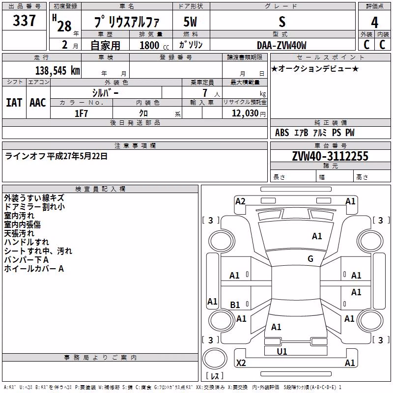 TOYOTA PRIUS ALPHA