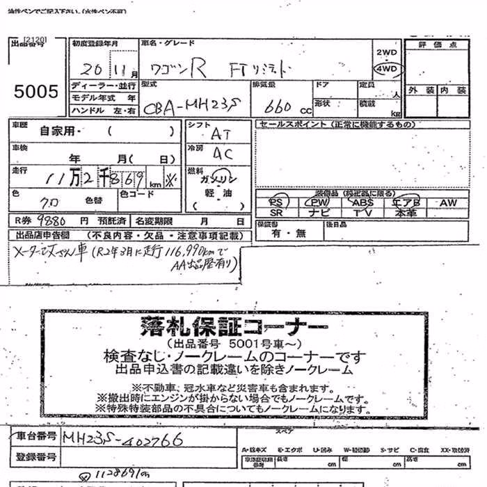 SUZUKI WAGON R