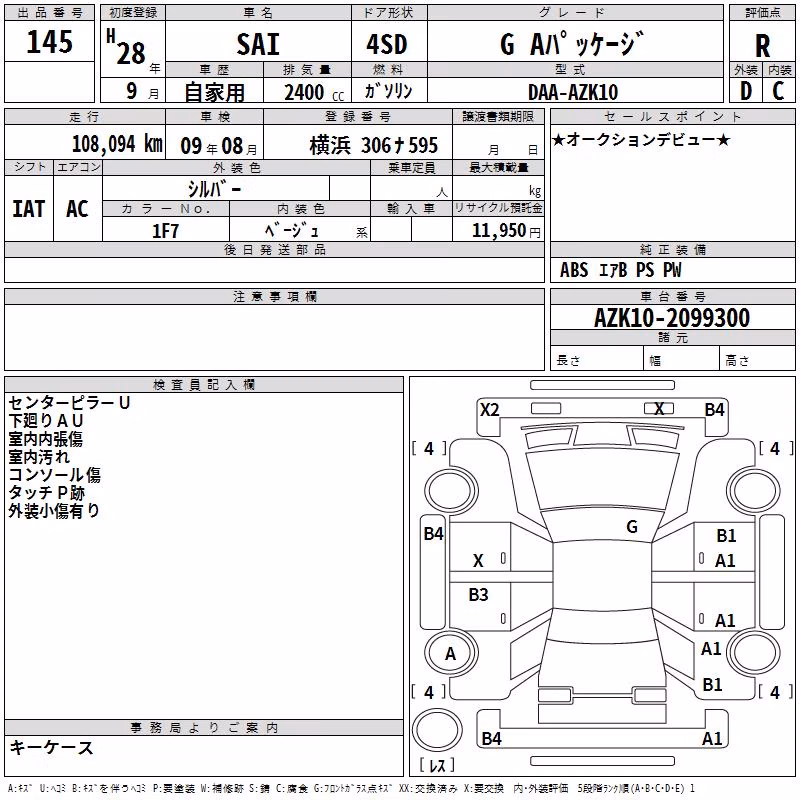 TOYOTA SAI