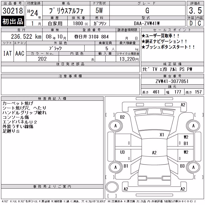 TOYOTA PRIUS ALPHA