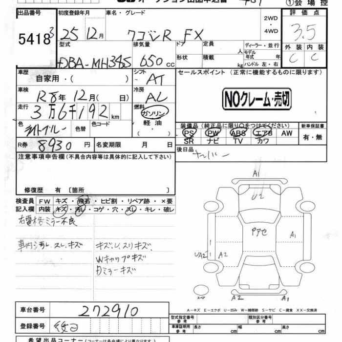 SUZUKI WAGON R