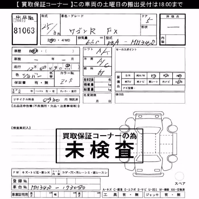 SUZUKI WAGON R