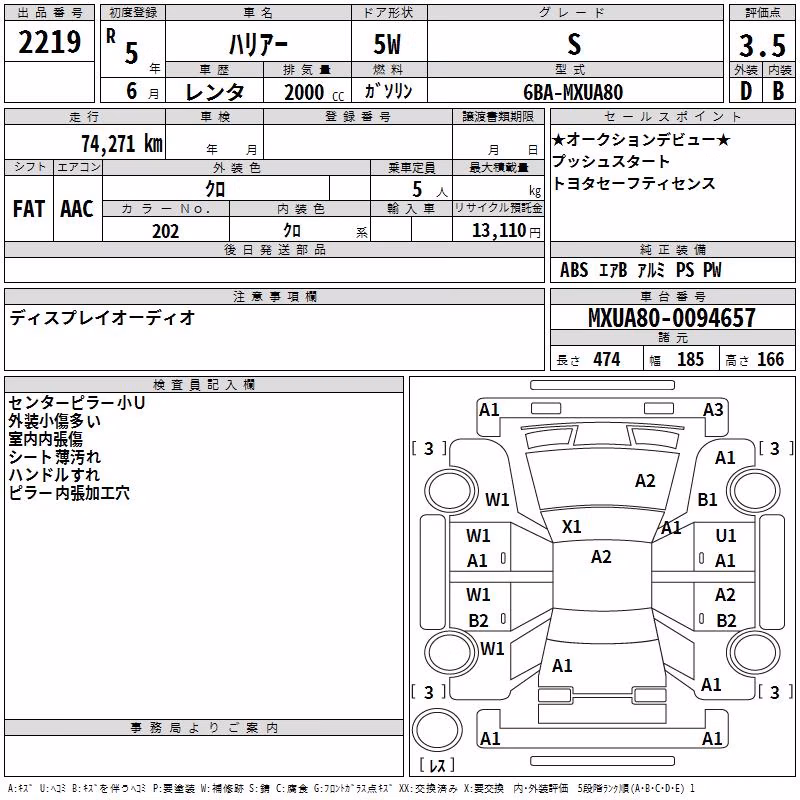 TOYOTA HARRIER