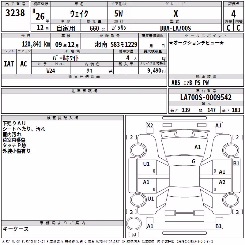 DAIHATSU WAKE