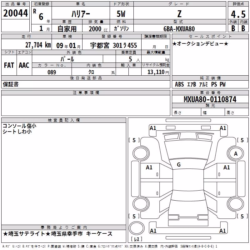 TOYOTA HARRIER
