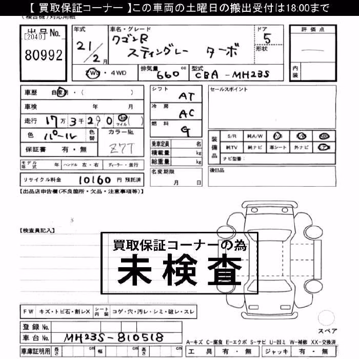 SUZUKI WAGON R