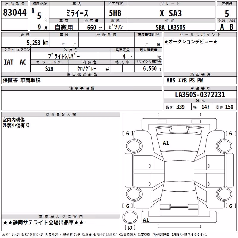 DAIHATSU MIRA E:S