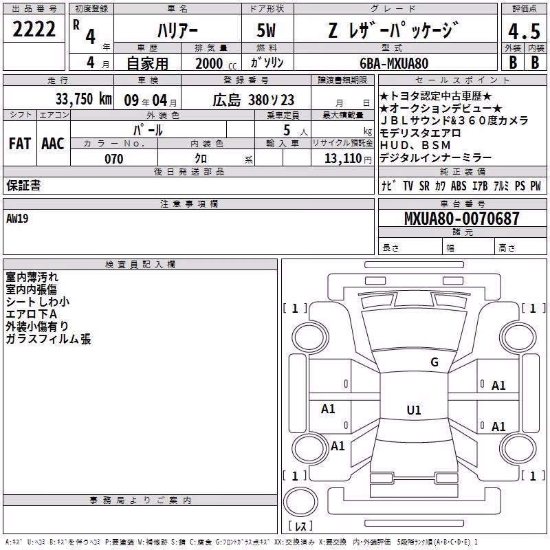 TOYOTA HARRIER