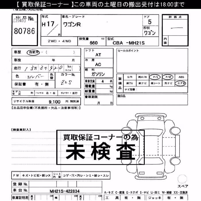 SUZUKI WAGON R
