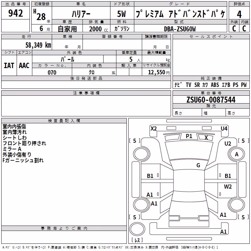 TOYOTA HARRIER