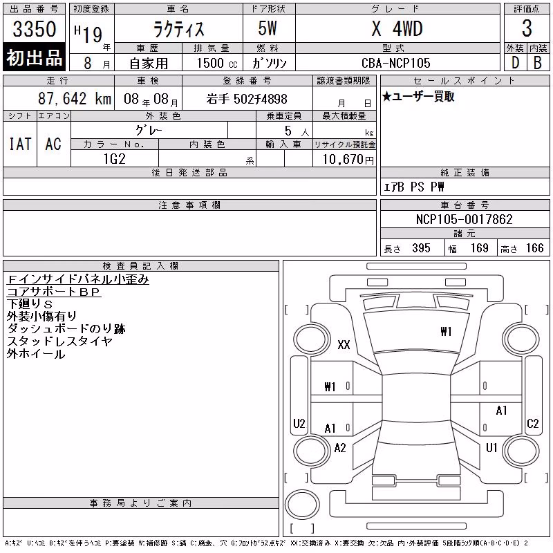 TOYOTA RACTIS