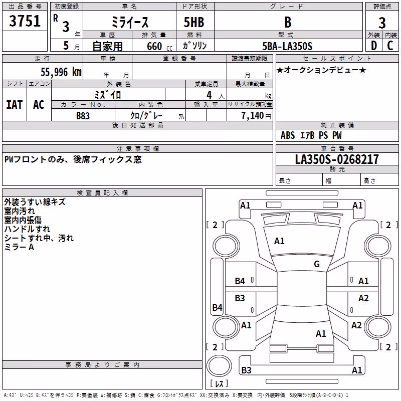 DAIHATSU MIRA E:S