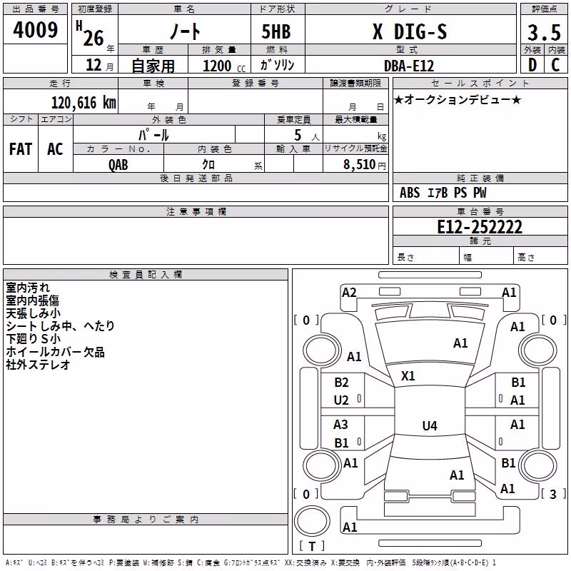 NISSAN NOTE