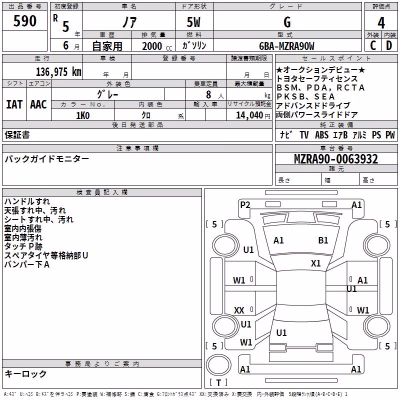 TOYOTA NOAH