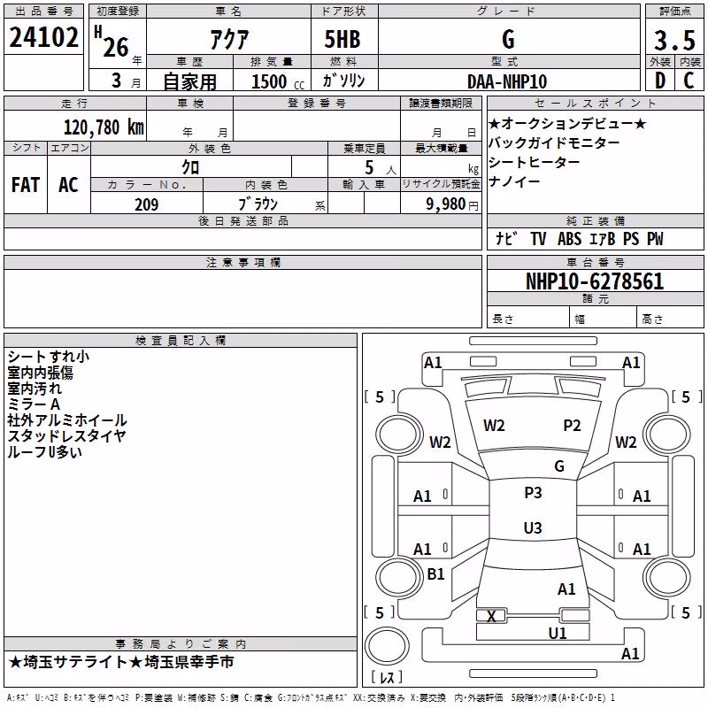 TOYOTA AQUA