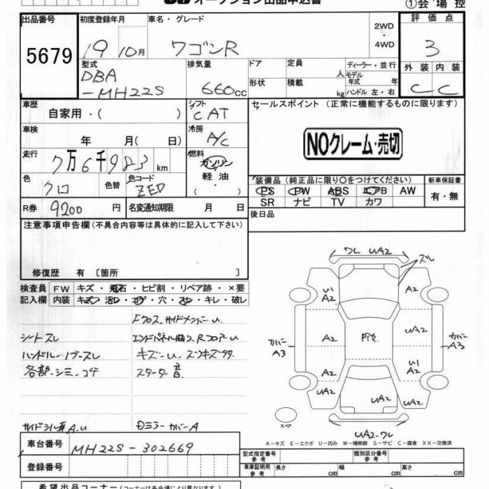 SUZUKI WAGON R