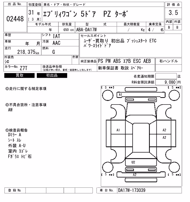 SUZUKI EVERY