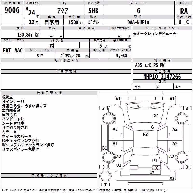 TOYOTA AQUA