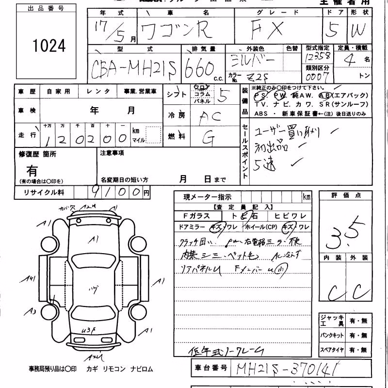 SUZUKI WAGON R