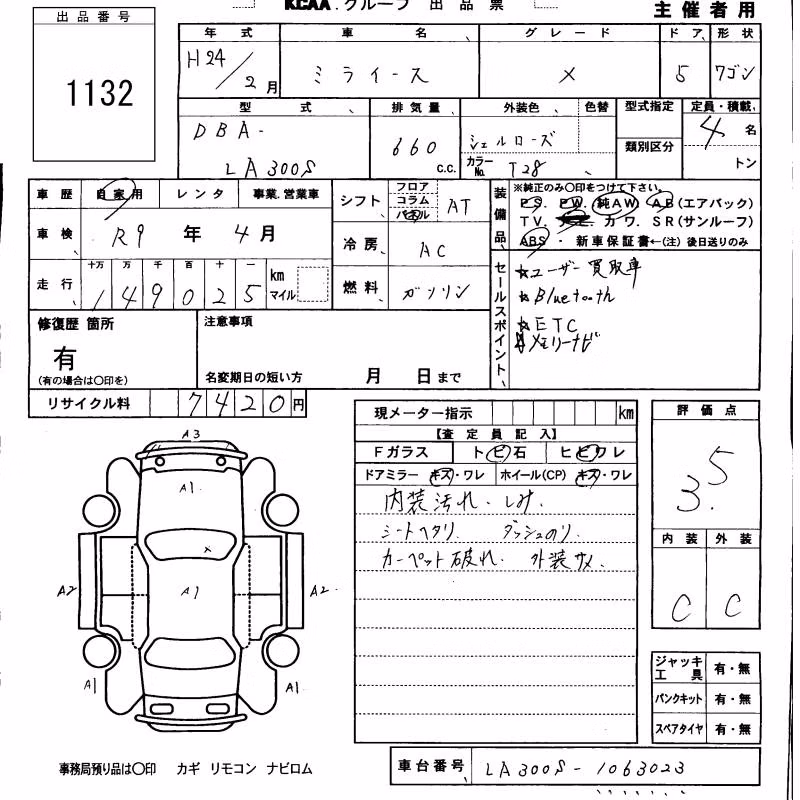 DAIHATSU MIRA E:S